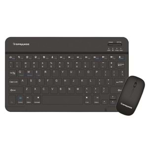 SPRANGE SR-K2 MİNİ KABLOSUZ BLUETOOTH + ŞARJLI KLAVYE MOUSE SET