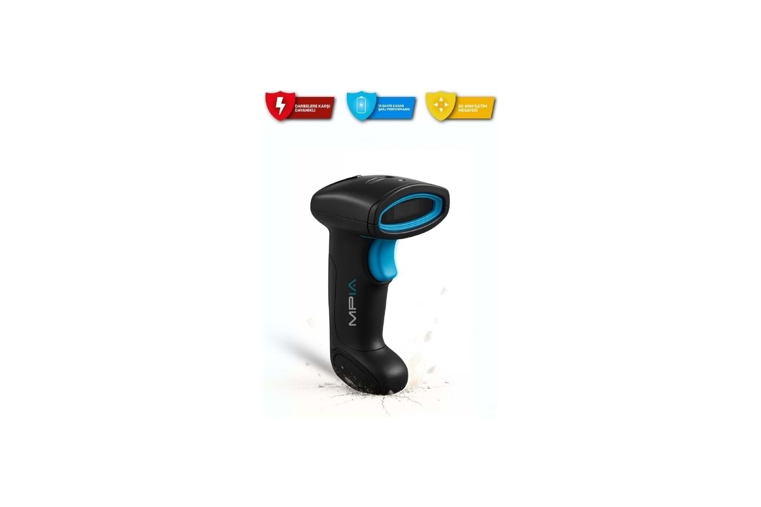 MPIA BS-2 KABLOSUZ 1D/2D STANDLI BARKOD & KAREKOD OKUYUCU