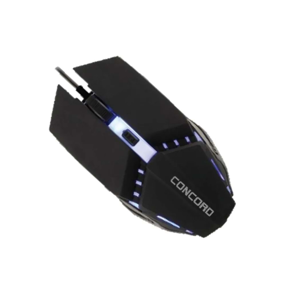 IŞIKLI KABLOLU 2400 DPİ MOUSE CONCORD C21