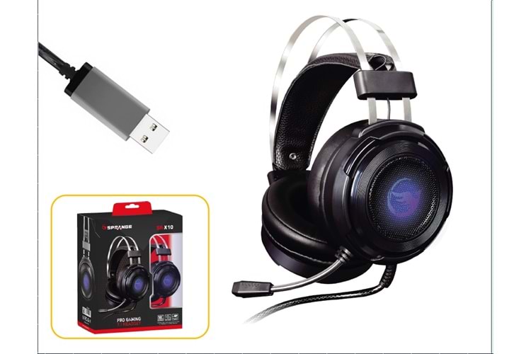 GAMİNG USB PC KULAKLIK SR-X10 SRX10