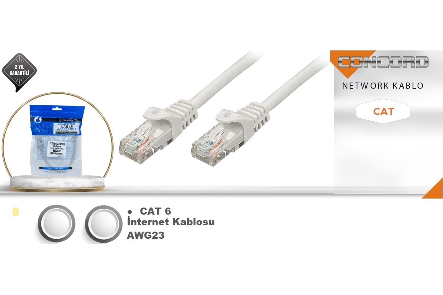 30 cm CAT6 PATCH CABLE C5501