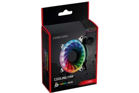 12CM RGB KASA FAN C-892