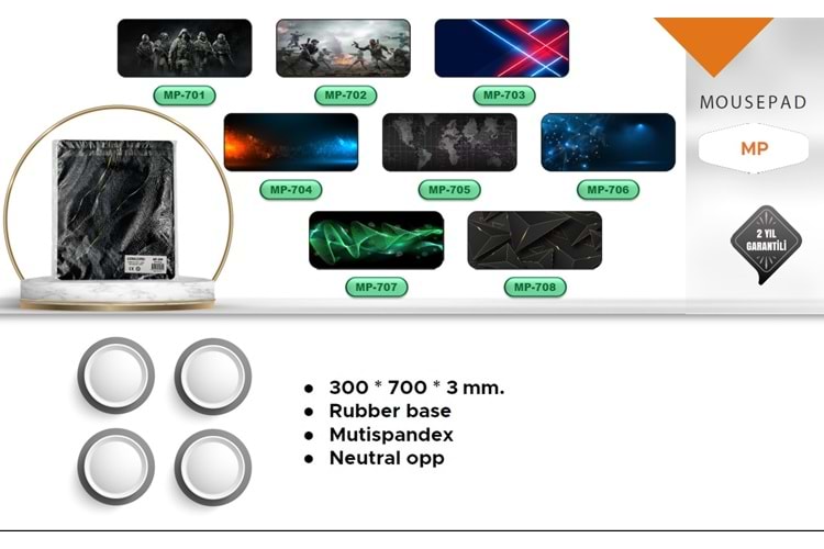 70 x 30 CM GAMING PAD MP-707