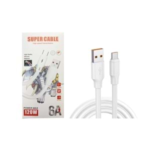 Platoon PL-8848 120W 6A 2M Süper Hızlı Data Şarj Kablosu Type-c