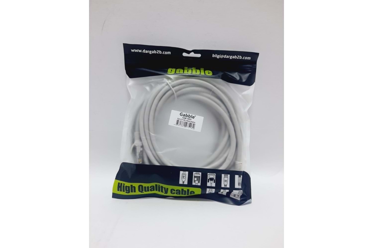 5M ETHERNET PATCH CAT6 POSETLI KABLO GABC605