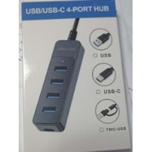 GABBLE 4 PORT USB 3*0 ÇOKLAYICI + 1 PORT TYPE-C HUB-UP530