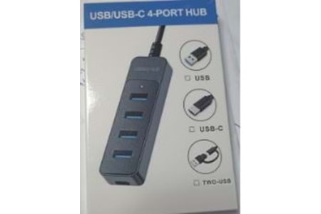 GABBLE 4 PORT USB 3*0 ÇOKLAYICI + 1 PORT TYPE-C HUB-UP530