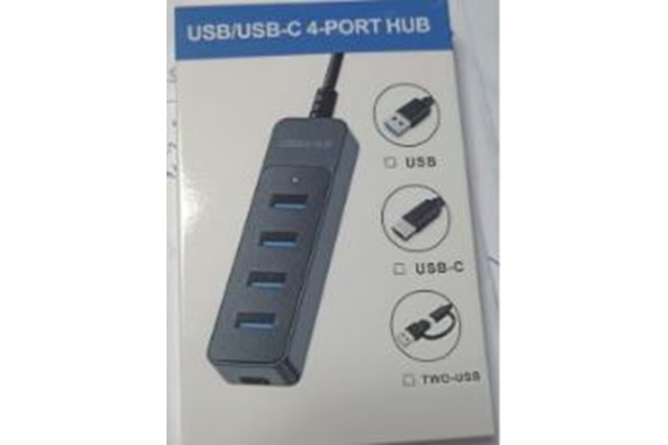 GABBLE 4 PORT USB 3*0 ÇOKLAYICI + 1 PORT TYPE-C HUB-UP530