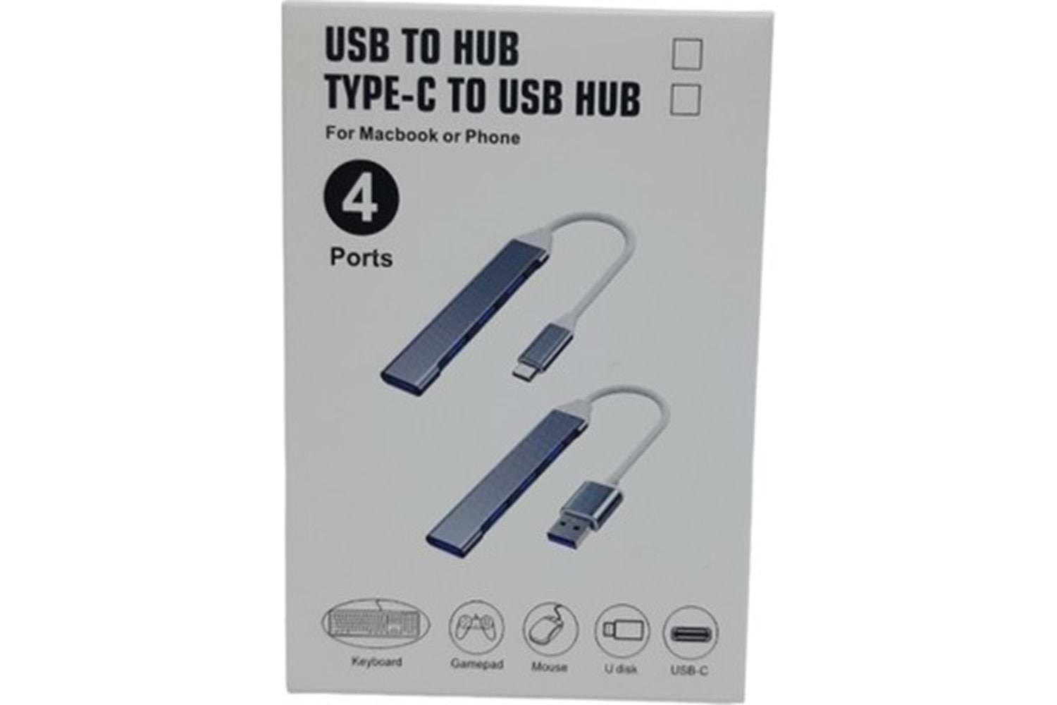GABBLE TYPE-C TO 4 PORT USB 3.0 ÇOKLAYICI HUB -TCUM30