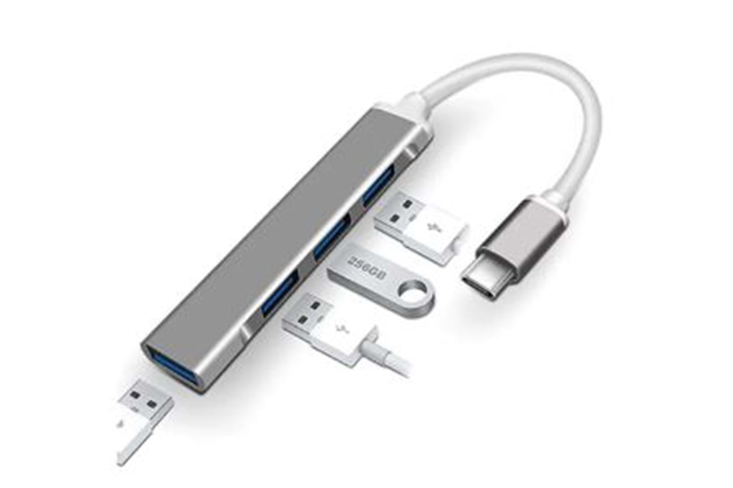 GABBLE TYPE-C TO 4 PORT USB 3.0 ÇOKLAYICI HUB -TCUM30
