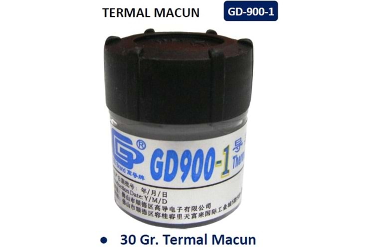 GD-900-1 30g.Termal Macun 6.0W/M-K