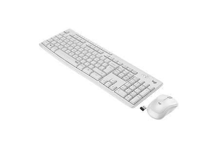 LOGITECH MK295 Q Türkçe Kablosuz Beyaz Klavye+ Mouse ( Numerik Klavye, Sessiz, Caps Lock ışığı )