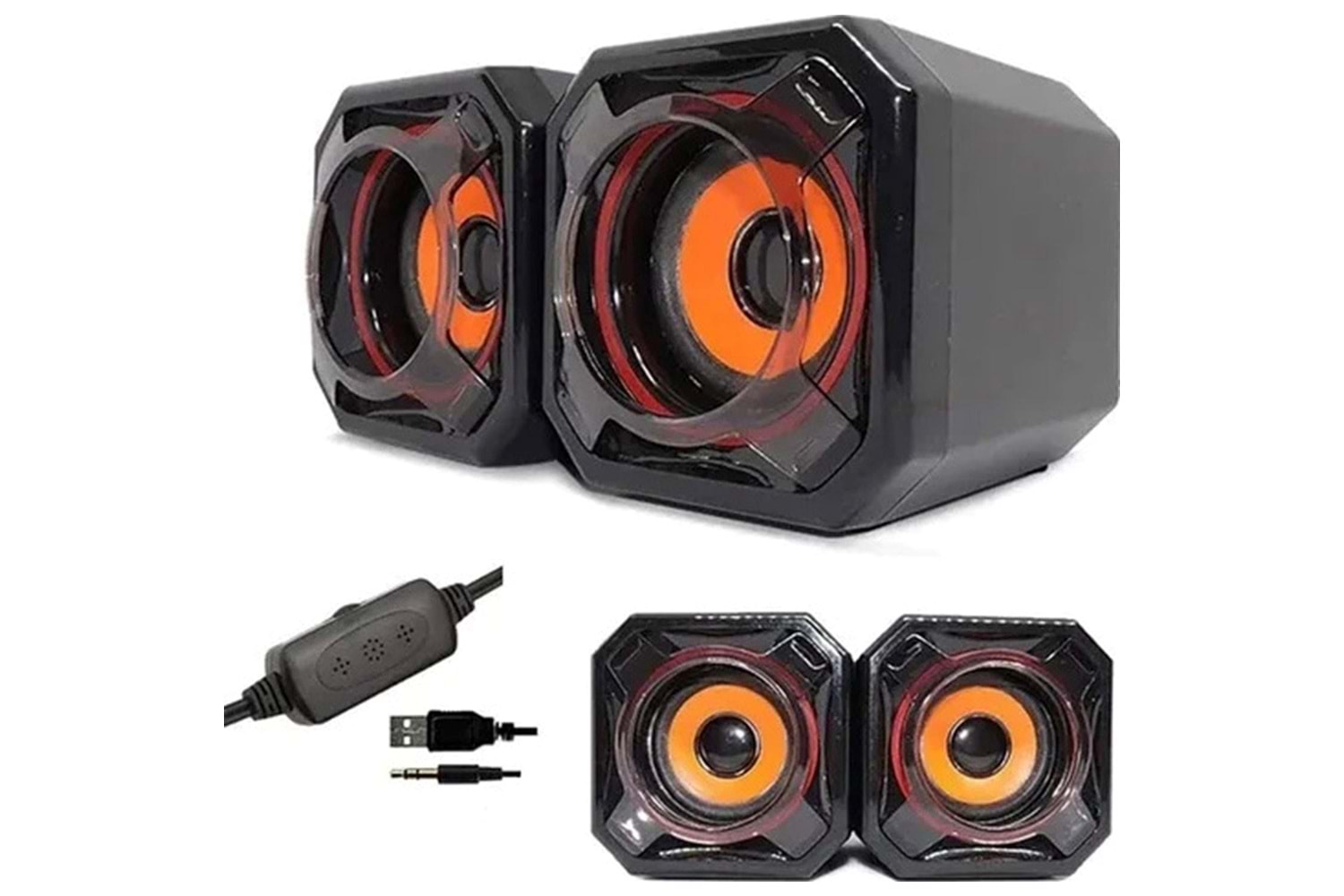 JEDEL A8 USB 1 + 1 HOPARLÖR