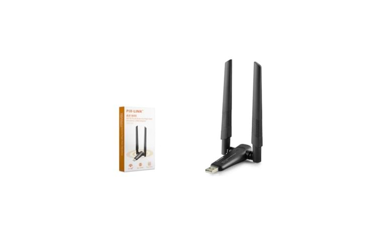 PIX-LINK Wifi Adapter 1800Mbps WiFi ADAPTÖR (UZUN MENZİL) AX1800
