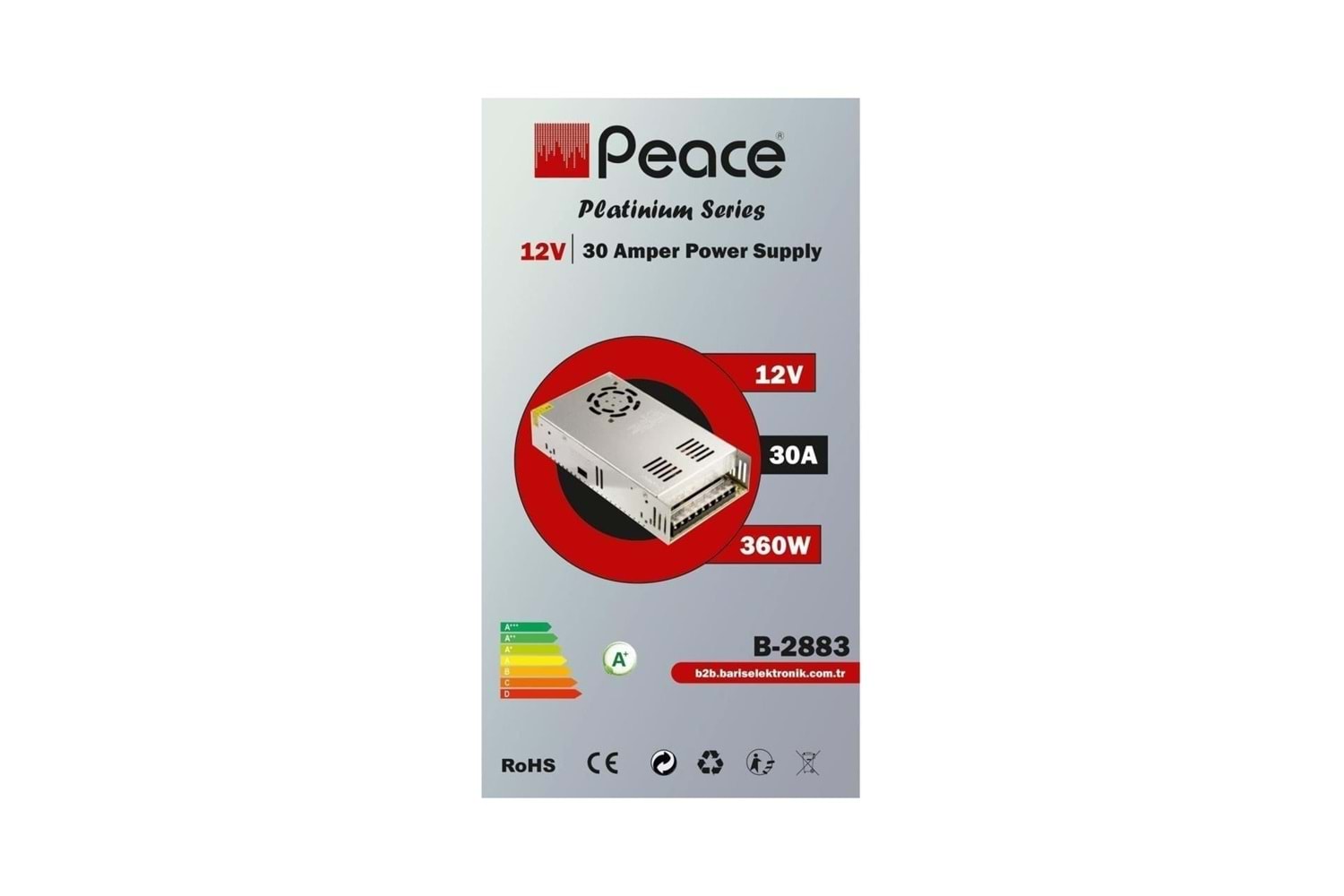 PEACE 12V 30A LED KAMERA ADAPTÖR B-2883