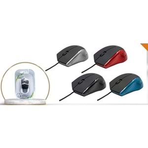 KABLOLU RENKLİ OPTİK MOUSE CONCORD C-29