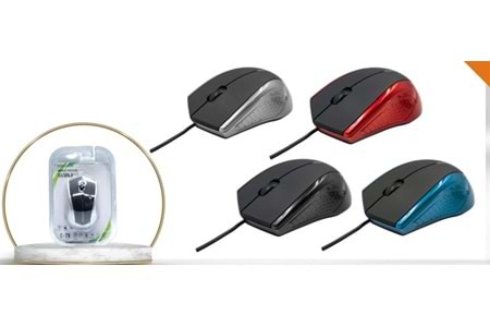 KABLOLU RENKLİ OPTİK MOUSE CONCORD C-29