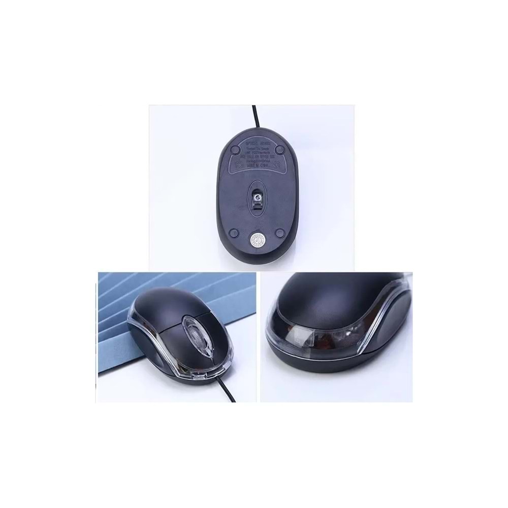 CONCORD USB KABLOLU MİNİ IŞIKLI MOUSE CONCORD C-3