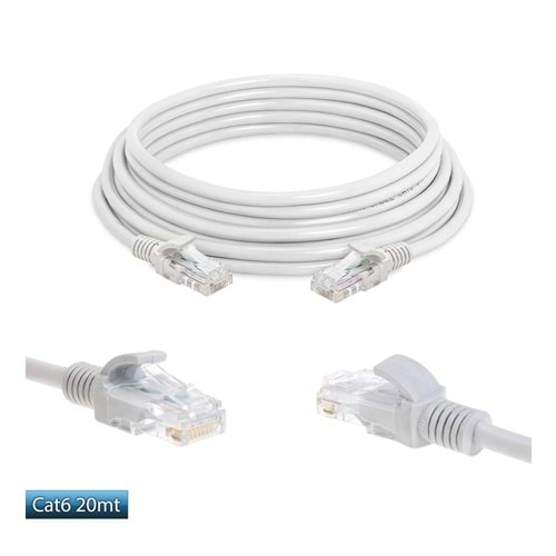 20M GAB-C620 ETHERNET PATCH CAT6 POSETLI KABLO
