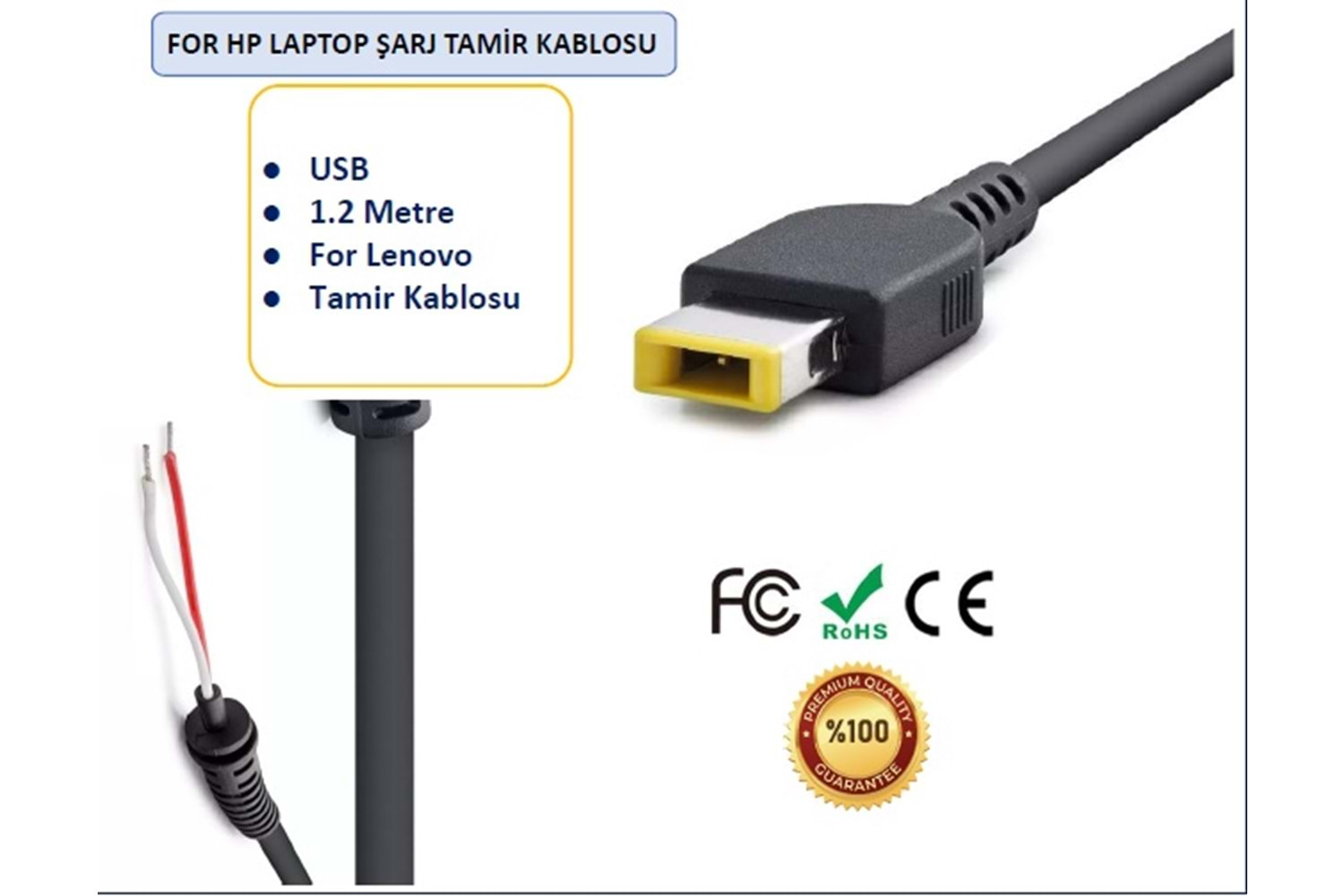 LENOVO Usb Adaptör Kablosu DC-5