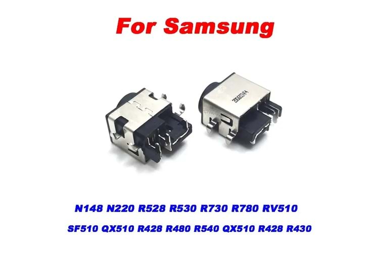SAMSUNG NP N148, N220, R528, R530, R730, R780, RV510, SF510, QX510, R428, R480, R540, QX510, R428, R430 DC SOKET JACK