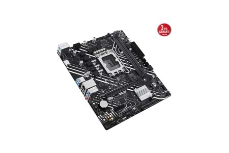 ASUS PRIME H610M-K D4 ARGB INTEL H610 LGA1700 DDR4 3200MHZ HDMI M2 USB3.2 ANAKART 12.13.14.NESIL