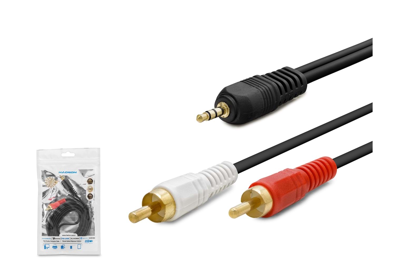 1.5M DC3.5 TO 2RCA M SES KABLO HADRON HDX1024