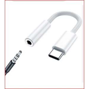 Hadron Hdx1040 Type-C To 3.5Mm F Çevirici Beyaz