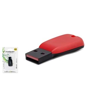 USB CARD READER MİCRO SD KIRMIZI HADRON HDX7011