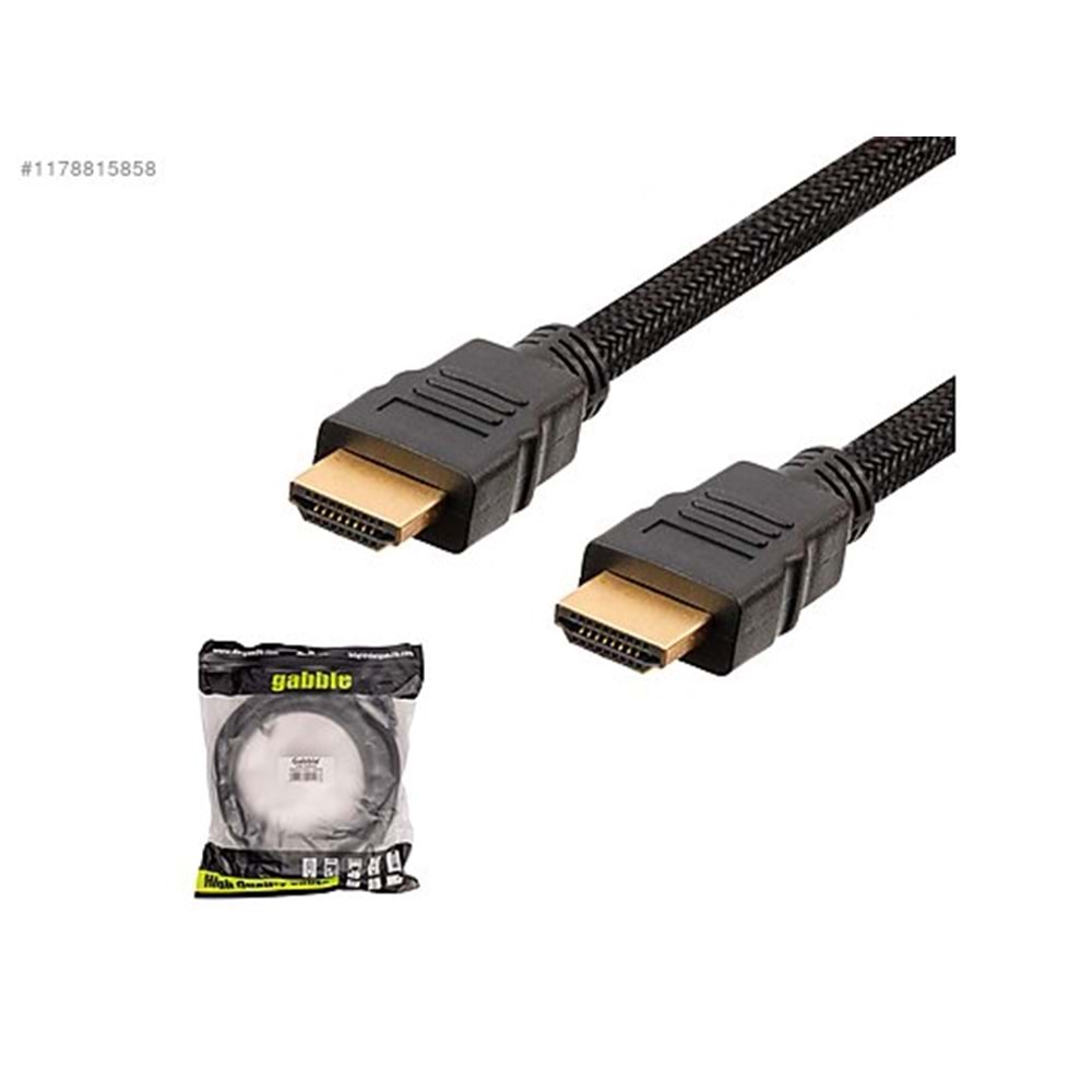 1.5 METRE ÖRGÜLÜ HDMI KABLO GAB-HDMI015