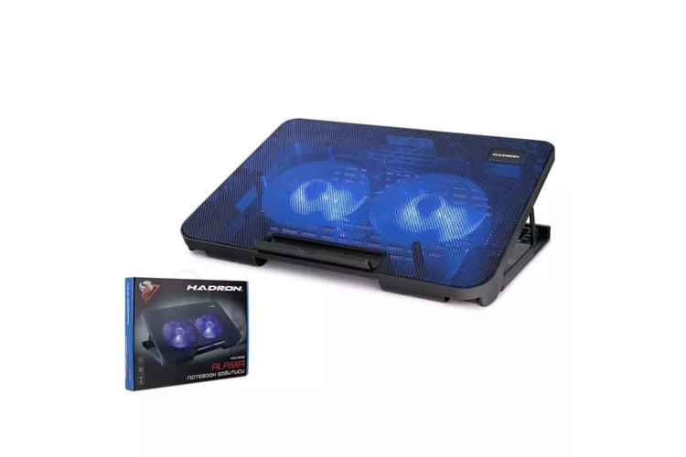 NOTEBOOK SOĞUTUCU LEDLİ 2 FANLI YÜKSEKLİK KADEMELİ HD4252