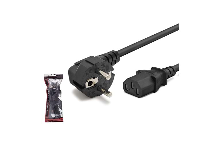 3 METRE PC POWER CABLE 1MM HADRON