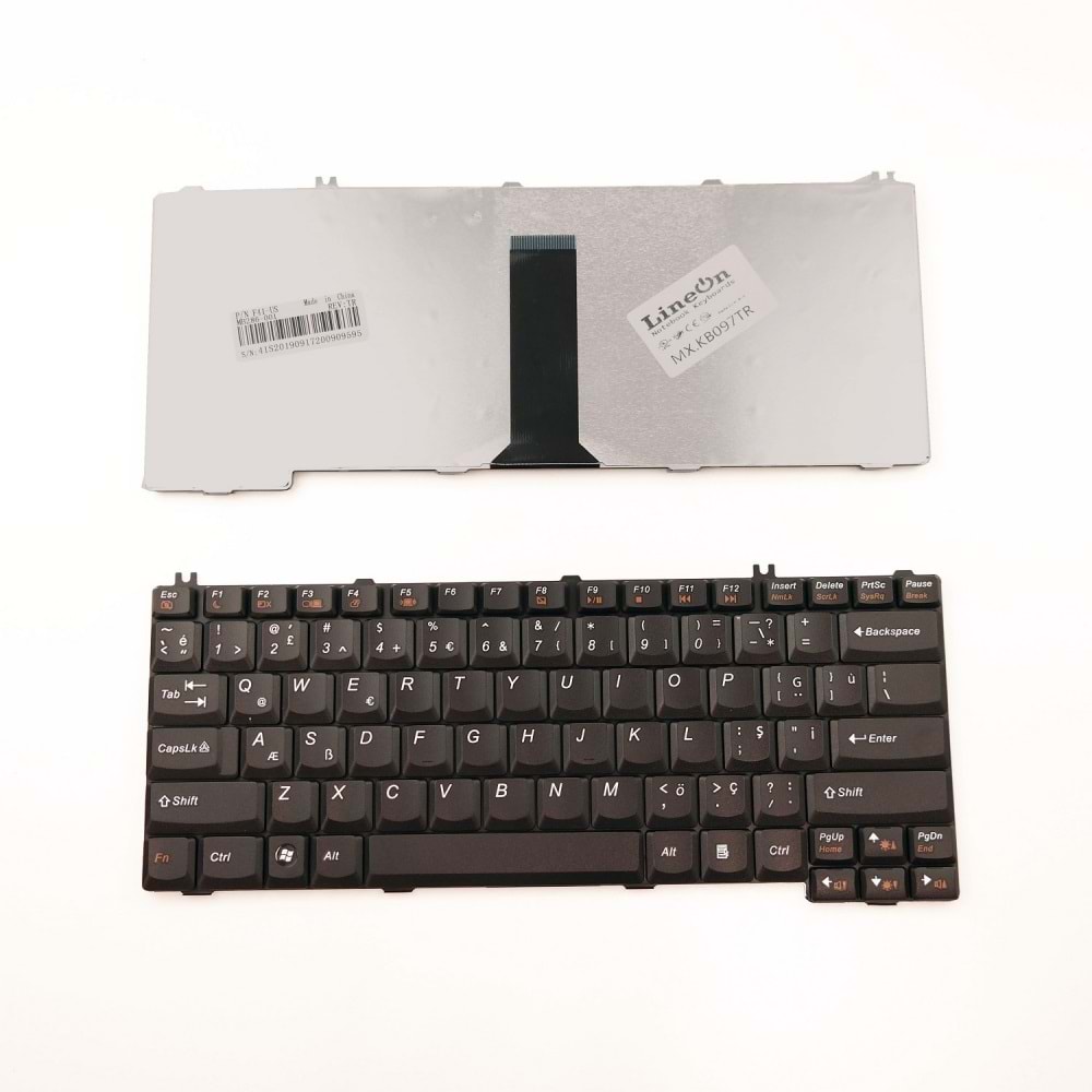 Lenovo 3000 N100 G530 Y530 N500 Uyumlu Klavye
