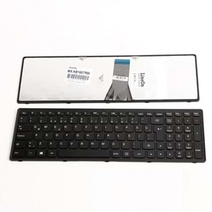 Lenovo ideapad Z510 , FLEX 15, G500S , G50-30 ,G50-45 ,Z50-70 SİYAH ÇERÇEVELİ NOTEBOOK KLAVYE