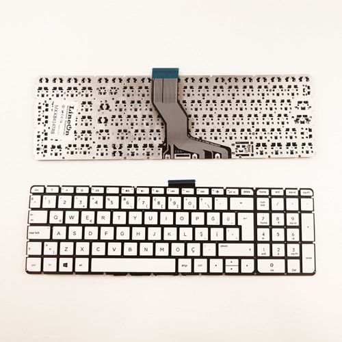 HP Pavilion 15-AK 15-AB Uyumlu Beyaz Klavye