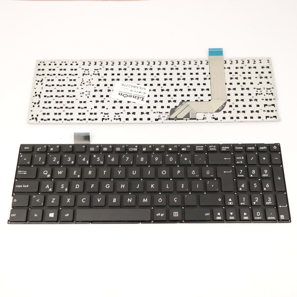 ASUS X542, X542U , V143362GK1 TR REV R1.0 Asus X542BA, X542BP, X542UN, X542UQ, X542UF, X542UR X542UR, X542UQ, VivoBook 15 X542U, x542, R542UR, R542UF R542UN, R542UQ KLAVYE