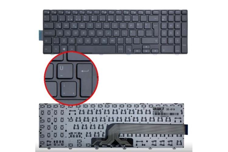 Dell 15-3000 Klavye Siyah Türkçe