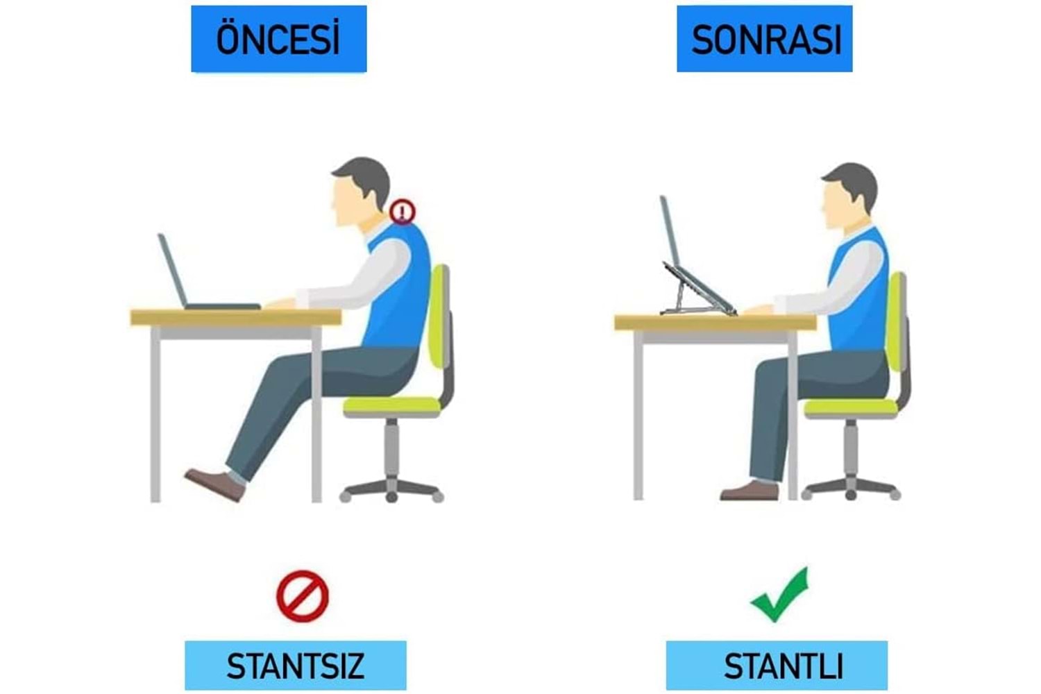 NOTEBOOK STAND AYARLANABİLİR , SİLİKON KAYDIRMAZ TABAN ALÜMİNYUM