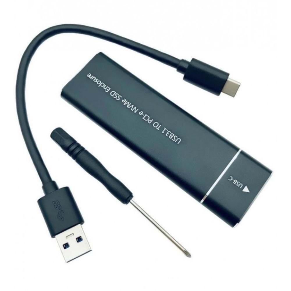 M.2 CASE NVME SSD HDD KUTUSU USB 3.1 (YENİ)