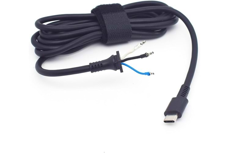 TYPE-C NOTEBOOK ADAPTER CABLE 100W ( SİYAH UÇ TYPE-C )
