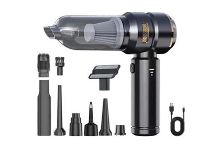 MPİA ARAÇ-EL SÜPÜRGESİ ÇOK FONKSİYONLU 8IN1 3 KADEME 180W-18000 PA-USB /TYPE-C-900000 RPM-10200 MAH MCV-05