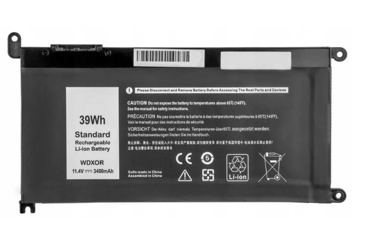 Dell Inspiron 15-5575, 15 5568 , 13 7368 , 7378 15-7579 , 15-5567 , 17-5000 WDXOR-3S1P YRDD6, P66F001 P75F, WDX0R Notebook Batarya Pil