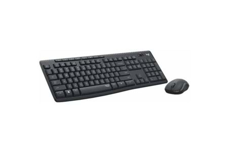 LOGITECH MK295 Q Türkçe Kablosuz Siyah Klavye+ Mouse ( Numerik Klavye, Sessiz, Caps Lock ışığı )