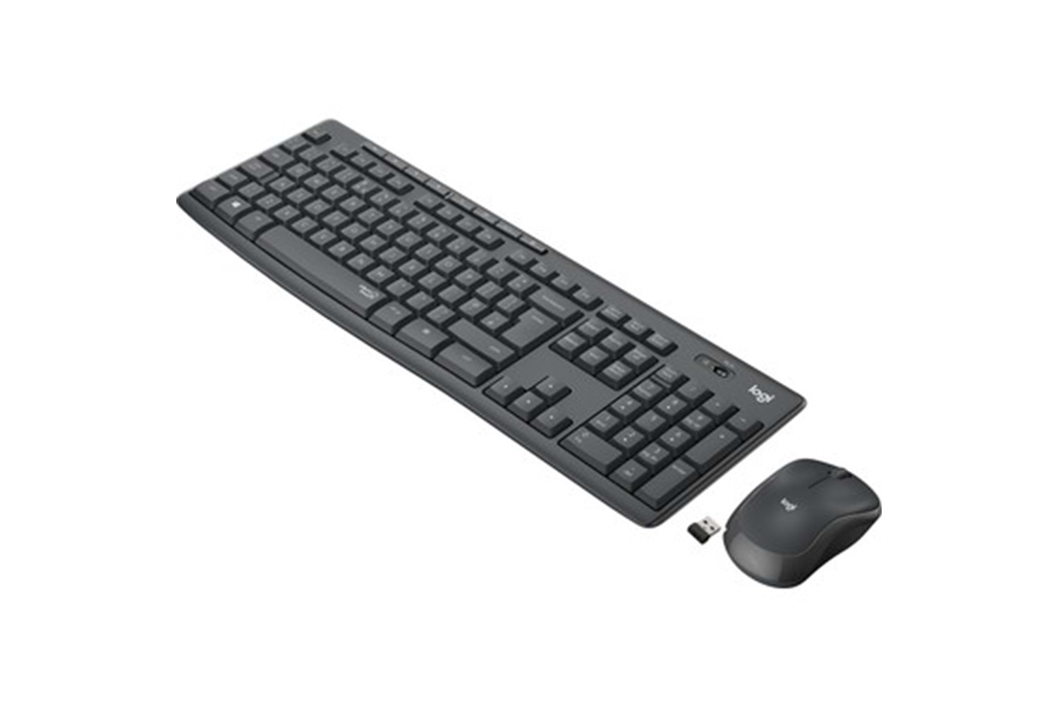 LOGITECH MK295 Q Türkçe Kablosuz Siyah Klavye+ Mouse ( Numerik Klavye, Sessiz, Caps Lock ışığı )