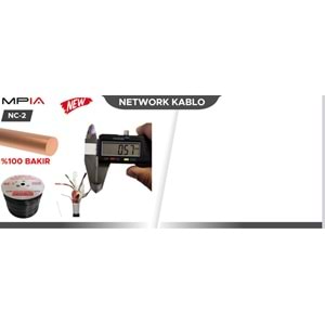 DIŞ ORTAM 305M %100 BAKIR OUTDOOR CAT6 UTP KABLO MPIA NC2