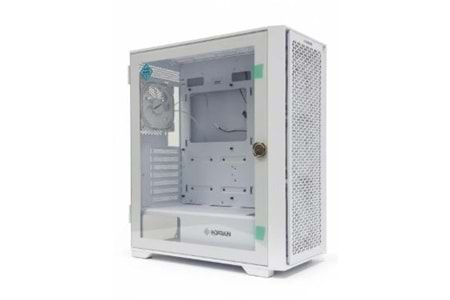 DARYUN NİRSA GAMING PRO 4 x 120 MM WHİTE ARGB FANLI BEYAZ BİLGİSAYAR KASASI