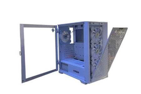 DARYUN NİRSA GAMING PRO 4 x 120 MM WHİTE ARGB FANLI BEYAZ BİLGİSAYAR KASASI