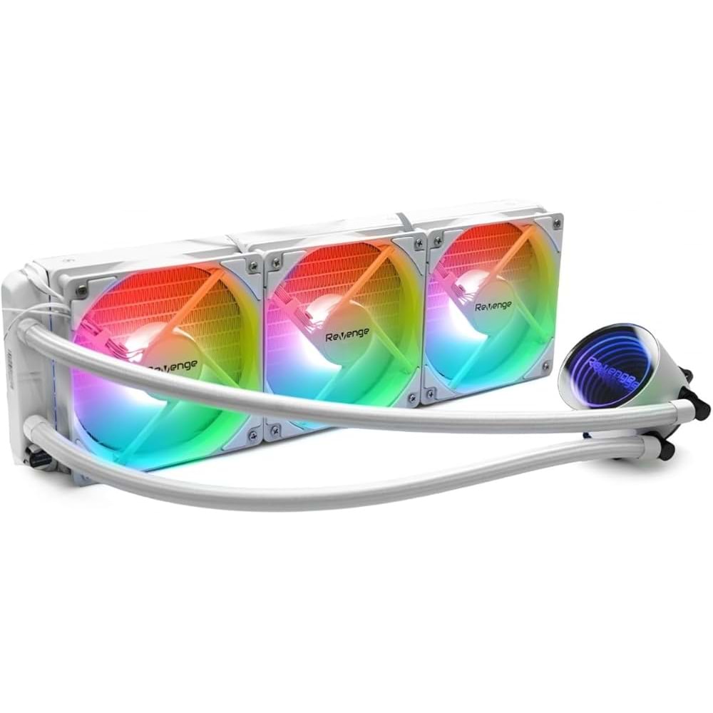 REVENGE NITRO COLD 360 3x120MM ARGB FANLI SIVI SOĞUTMA SISTEMI( BEYAZ )