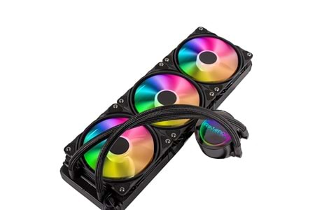 NİTRO COLD 360 3x120mm ARGB FANLI SIVI SOĞUTMA SİSTEMİ (SİYAH )