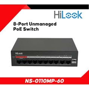 Hilook 8 Port PoE, 60W, +2 Port